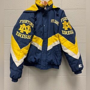 Stater Jacket Notre Dame sz M College Football 2024 Vintage